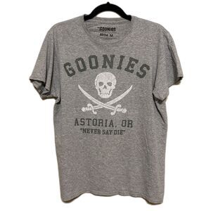 The Goonies Never Say Die Graphic T-Shirt Mens Medium Gray Ripple Junction